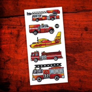 PICO TATOUAGE En sécurité avec les pompiers