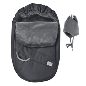 PERLIMPINPIN Housse Couvre-siège de voiture Hiver - Texturé ombre charcoal