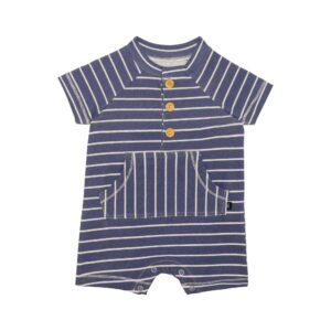 DEUX PAR DEUX PRINTEMPS BÉBÉ GARÇON COTON ORGANIQUE JUMPER BLEU JEANS