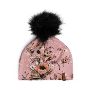 DEUX PAR DEUX FILLE. FLEURIT ROSE TUQUE