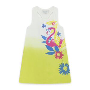 TUCTUC PRINTEMPS FILLE FLAMAND ROSE ROBE