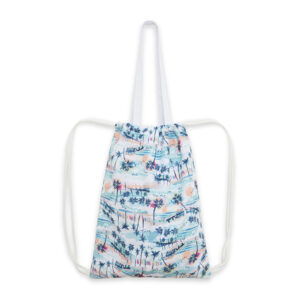 TUCTUC PRINTEMPS FILLE PALMIER SAC EN SERGÉ IMPRIMÉ