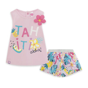 TUCTUC PRINTEMPS FILLE ALOHA ENSEMBLE 2 PIÈCES