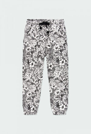 BOBOLI PRINTEMPS FILLE JUNGLE DAYS PANTALON EN TOILE IMPRIMÉ