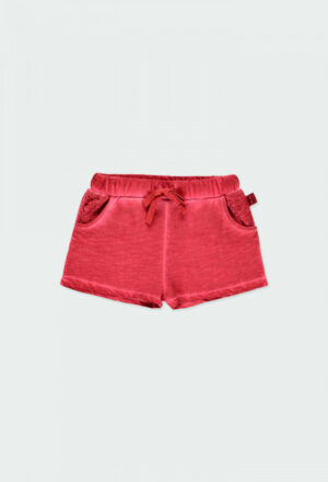 BOBOLI PRINTEMPS FILLE JUNGLE DAYS SHORT BASIC ROSE