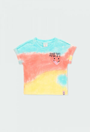 BOBOLI PRINTEMPS FILLE GIRLS POWER T-SHIRT COLORÉ