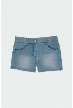 BOBOLI PRINTEMPS FILLE BASIC SHORT MOU BLEU PÂLE