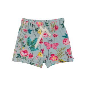 DEUX PAR DEUX PRINTEMPS FLEURIT SHORT VERT PÂLE