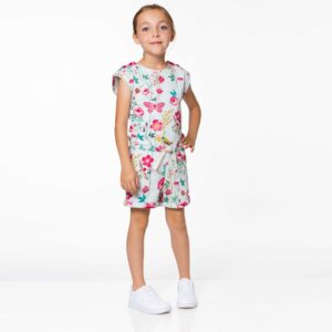 DEUX PAR DEUX PRINTEMPS FLEURIT JUMPER VERT PÂLE