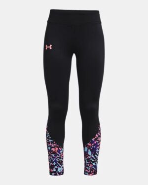 UNDER ARMOUR SOLDE FILLE legging noir avec imprimé dans la bas