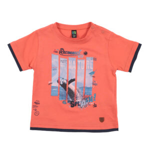 NANO BÉBÉ GARÇON PRINTEMPS PLONGE T-SHIRT ORANGE