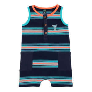 NANO BÉBÉ GARÇON PRINTEMPS PLONGE BARBOTEUSE MARINE LIGNÉ