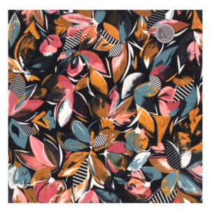 NANO PRINTEMPS EXTÉRIEUR M FOULARD PEACH QUARTZ FLEURIT (EN STOCK)