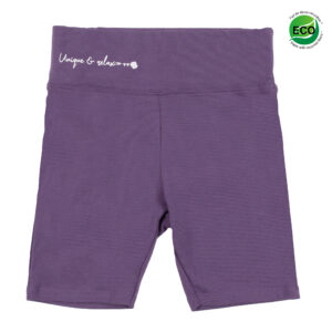 -NANO PRINTEMPS DÉTENTE FILLETTE. SHORT CYCLISTE MAUVE