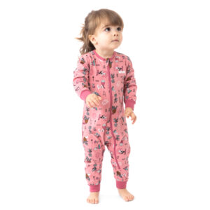 NANO PRINTEMPS PYJAMA BÉBÉ FILLE UNE PIÈCE ROSE