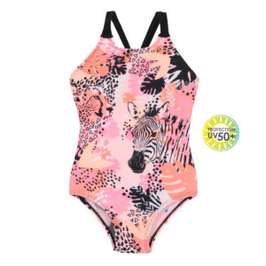 NANO PRINTEMPS MAILLOT FILLE SAFARI UNE PIÈCE.