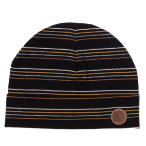 NANO PRINTEMPS EXTÉRIEUR M TUQUE SAHARA ET ARROW WOOD NOIR RAYÉ (EN STOCK)