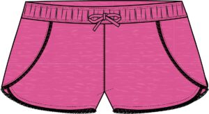 LOSAN PRINTEMPS/ÉTÉ 2022 BÉBÉ FILLE BASIC SHORT EN JERSEY ROSE FUSHIA