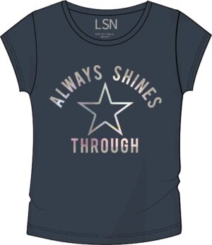 LOSAN PRINTEMPS/ÉTÉ FILLE. GRANDE FILLE BASIC CHANDAIL MARINE