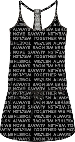 LOSAN PRINTEMPS/ÉTÉ FILLE. GRANDE FILLE CONTROLE ROBE BRETELLE NOIR