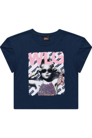 GLOSS PRINTEMPS/ÉTÉ 22 FILLETTE CHANDAIL MARINE