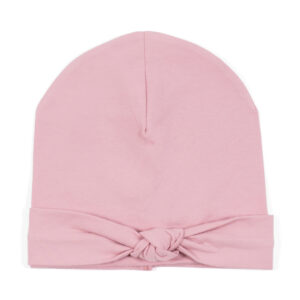 PELUCHE ET TARTINE SOLDE PRINTEMPS/AUTOMNE TUQUE EN JERSEY ROSE PÂLE NADIA
