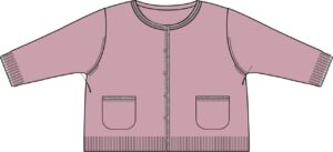LOSAN PRINTEMPS/ÉTÉ BÉBÉ FILLE BASIC CARDIGAN EN TRICOT LÉGÉ ROSE