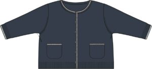 LOSAN PRINTEMPS/ÉTÉ BÉBÉ FILLE BASIC CARDIGAN EN TRICOT LÉGÉ MARINE