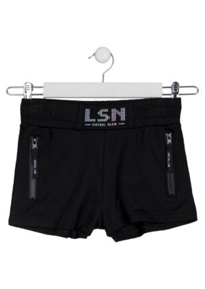 LOSAN PRINTEMPS/ÉTÉ FILLE. GRANDE FILLE CONTROLE SHORT NOIR