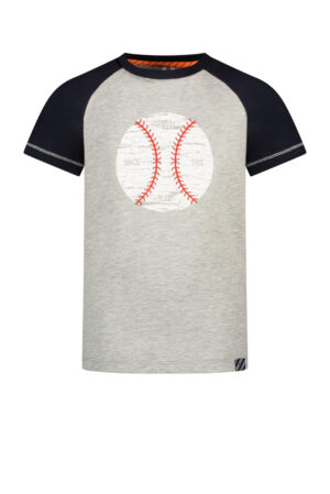 B-NOSY PRINTEMPS GARÇON. T-SHIRT GRIS BASEBALL (EN STOCK)
