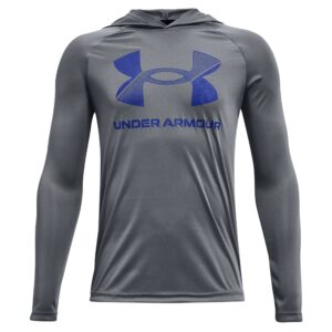 UNDER ARMOUR GARÇON hoodie UA Tech™ 2.0 léger mince gris charcoal