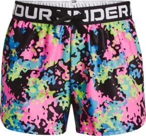 UNDER ARMOUR FILLE Short imprimé Play Up coloré