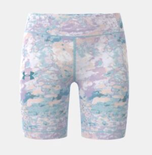 UNDER ARMOUR FILLE biker short coloré rose pâle