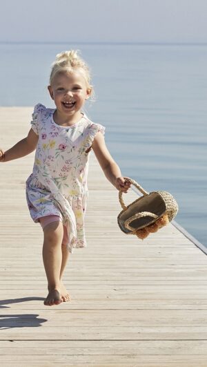 MINYMO PRINTEMPS FILLE. LEMON ROBE IMPRIMÉE