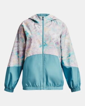 UNDER ARMOUR SOLDE FILLE MANTEAU UA Woven pour fille bleu