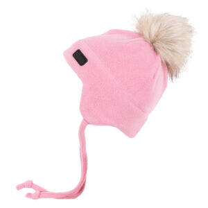 NANO AUTOMNE/HIVER MICROPOLAIRE TUQUE ROSE (AVEC CORDON)
