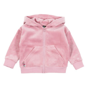 NANO AUTOMNE BÉBÉ FILLE MES COPAINS DALMATIENS VESTE ROSE À CAPUCHON