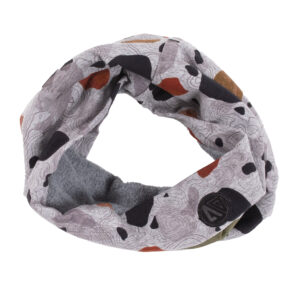 NANO AUTOMNE/PRINTEMPS JERSEY FOULARD (CACHE COU) GRIS IMPRIMÉ