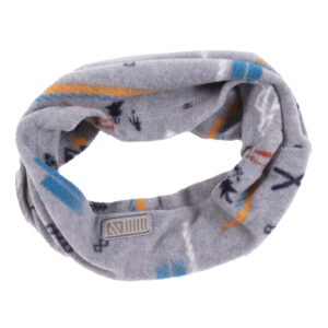 -NANO HIVER MICROPOLAIRE FOULARD GRIS IMPRIMÉ