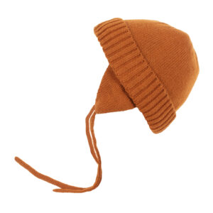 -NANO HIVER TUQUE EN TRICOT DOUBLÉ POLAR CARAMEL NATHAN