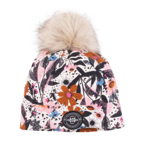 NANO AUTOMNE/PRINTEMPS JERSEY TUQUE IVOIRE FLEURIT (SANS CORDON)