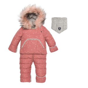 -DEUX PAR DEUX HABIT DE NEIGE UNE PIECE ROSE (EN STOCK)