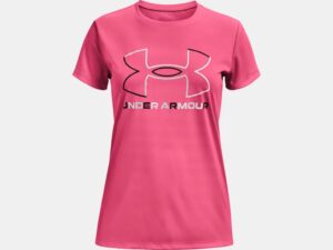 UNDER ARMOUR Fille Haut à manches courtes UA Tech™ Big Logo rose flash (cerise)