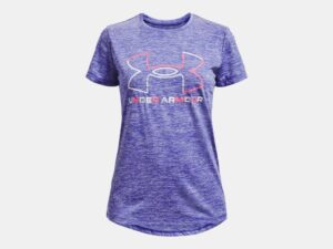 UNDER ARMOUR Fille Haut à manches courtes Tech BL Twist mauve
