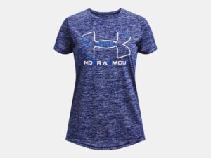 UNDER ARMOUR Fille Haut à manches courtes Tech BL Twist bleu
