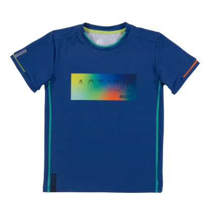 NANO ÉTÉ 24 ACTION ATTEINDRE LE SOMMET T-SHIRT BLEU ROYALE (EN STOCK)