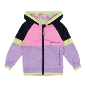 NANO ÉTÉ 24 ACTIVE BOUGE À PALM BEACH VESTE À CAPUCHON ROSE/LILAS (EN STOCK)