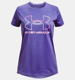 UNDER ARMOUR Fille Haut à manches courtes UA Tech™ Big Logo violet