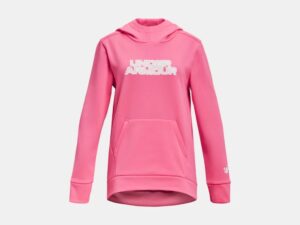 UNDER ARMOUR Fille Armour Fleece® Branded Hoodie rose flash