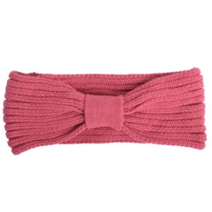 -LP BANDEAU DE TÊTE EN TRICOT (ROSE PASSION)